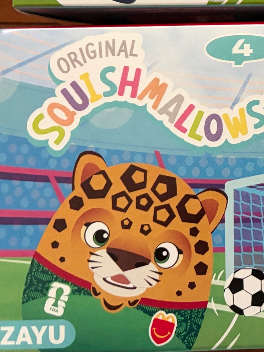 Squishmallows McDonald’s happy meal fifa #4 ZAYU